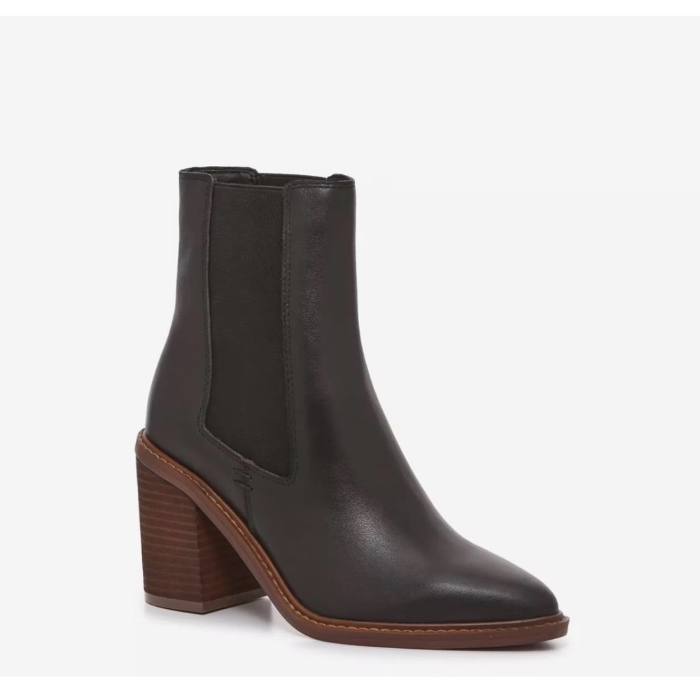 Crown Vintage Black Heeled Boots
